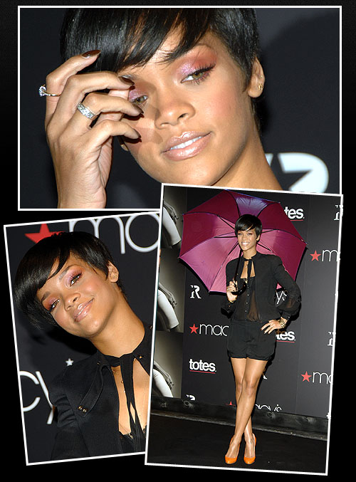 rihanna makeup tutorial. Rihanna#39;s Lovely Eye Shadow